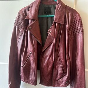 Trouve Leather Moto Jacket - Women